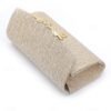 20PCS Elegant Gold Glitter Evening Clutch - Women's Party Handbag