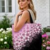 Floral Tote Bag for Women – Stylish Large Capacity