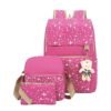 4-Piece Starry Backpack Set for Girls - Includes Backpack,