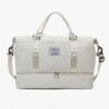 Women's Polyester Quilted Duffel Bag Set, Multiple Colors,