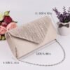 Women's Clutch Evening Bag Evening Bag Polyester Alloy