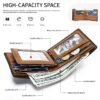 Men's RFID Blocking Genuine Leather Wallet – Slim Bifold