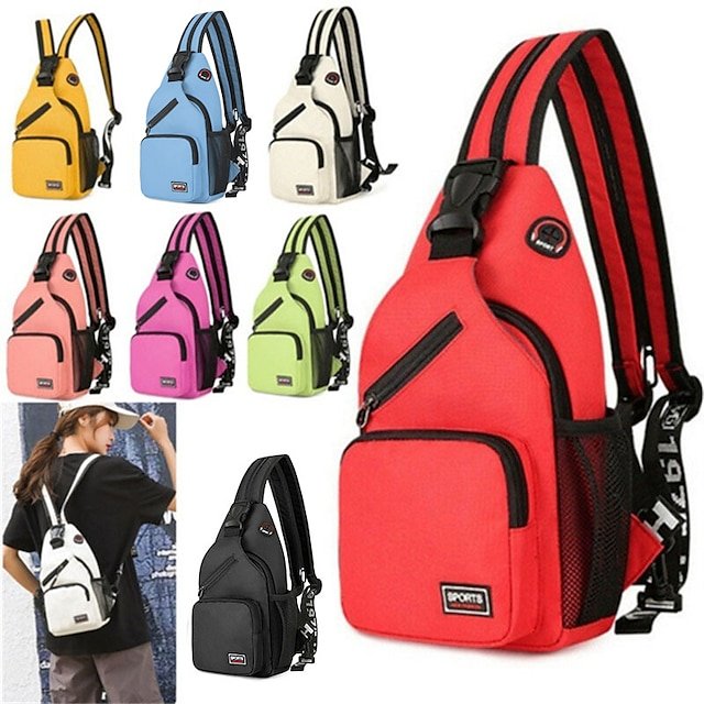 bgupmb1692699302163 Women's and Men's Sling Crossbody Backpack with - Image 1