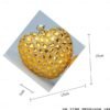 Women's Heart-Shaped Evening Clutch - Elegant Blue
