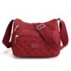 Women's Multi-Pocket Nylon Crossbody Bag – Lightweight
