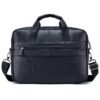 Premium Brown Leather Briefcase - Elegant Business Laptop Bag