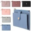 220Pcs Women's Wallet Credit Card Holder Wallet PU Leather Daily