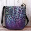 Women's Artistic Floral Print Crossbody Bag - Vibrant