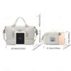 Women's Polyester Quilted Duffel Bag Set, Multiple Colors,