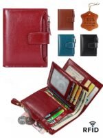 Women's Genuine Leather RFID Blocking Wallet, Large - Image 2