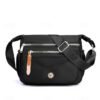 Women's Nylon Crossbody Bag with Multiple Pockets,