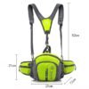 3Pcs Waterproof Hiking Waist Bag with Bottle Holders –