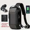 Men's Crossbody Bag Chest Bag Oxford Cloth Daily Large