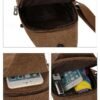 Men's Canvas Sling Bag - Durable Crossbody Shoulder