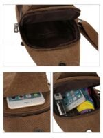 Men's Canvas Sling Bag - Durable Crossbody Shoulder - Image 6