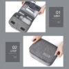 Portable Hanging Toiletry Bag - Waterproof Travel Organizer for