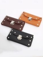 Men's Faux Leather Belted Mobile Waist Bag with Secure Lock - Image 5