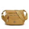 Women's Nylon Crossbody Bag with Multiple Pockets,
