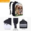 Custom Photo Backpack – Personalized School Bag with Family