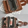 Women's Large Capacity Faux Leather Crossbody Bag with