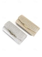 20PCS Elegant Gold Glitter Evening Clutch - Women's Party Handbag - Image 2