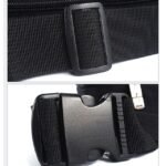 Men's Black Nylon Travel Fanny Pack, Multi - Pocket Waist - Image 7