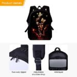 Purple Butterfly Glow Backpack for Girls – Fantasy Style Large - Image 3