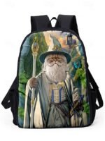 Kids' 3-Piece Wizard Cat Backpack Set – Fantasy Cat Print - Image 17
