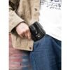 Men's leather crocodile patterned top layer cowhide