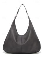 Women's Large Hobo Shoulder Bag – Soft PU Leather Slouchy - Image 11