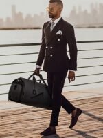 Men's Large Capacity Suit Duffel Bag - Multi-compartment - Image 15