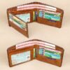 Men's RFID Blocking Bifold Wallet, Genuine Leather Slim