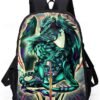 Boys' dragon themed three-piece backpack set, Including