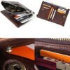 Men's RFID Blocking Cowhide Leather Bifold Wallet with