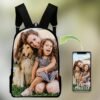 Custom Photo Backpack – Personalized School Bag with Family
