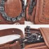 Women's Large Capacity Faux Leather Crossbody Bag with