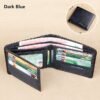 Men's RFID Blocking Bifold Wallet, Genuine Leather Slim
