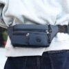 30pcs Men's Water-Repellent Nylon Waist Bag – Multi-Pocket