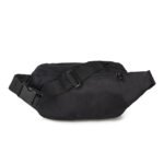 Men's Black Nylon Travel Fanny Pack, Multi - Pocket Waist - Image 4