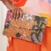 Women's Clutch Beach Bag Evening Bag Wristlet Polyester