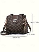 Women's PU Leather Shoulder Bag, Multi-color, Versatile - Image 11