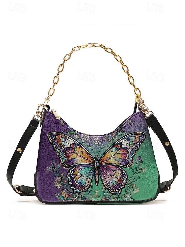 hsgkko1764587707612 Women's Faux Leather Shoulder Bag with Adjustable Strap, - Image 1