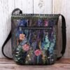 Women's Bohemian Floral Embroidered Crossbody Bag, Artistic