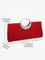 Women's Clutch Evening Bag Wristlet Polyester Party Wedding - Image 7