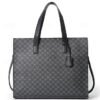 Men's Large Faux Leather Tote Bag – Stylish Business