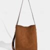 70Pcs Women's Suede-Like Faux Leather Tote with Leopard print