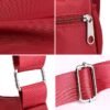 Women's Lightweight Nylon Crossbody Bag - Multi-Pocket
