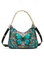 Women's Faux Leather Shoulder Bag with Adjustable Strap, - Image 16