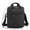 Men's Black Water - Resistant Messenger Bag, Laptop