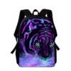 Electric Blue Leopard Backpack for Boys and Teens – Fierce